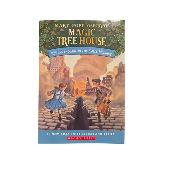 Magic tree house #24 earthquake in the early morning by Mary Pope Osborne - Picture 1 of 7
